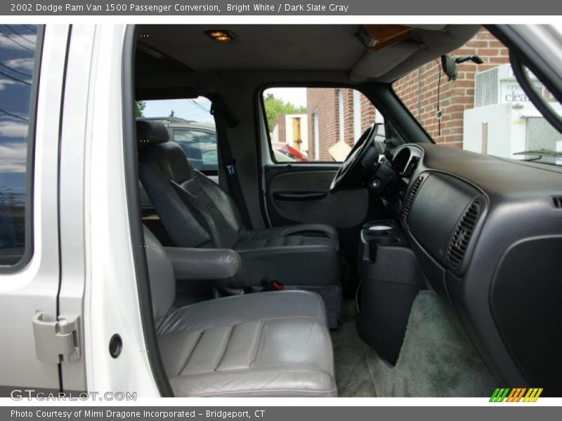 Bright White / Dark Slate Gray 2002 Dodge Ram Van 1500 Passenger Conversion