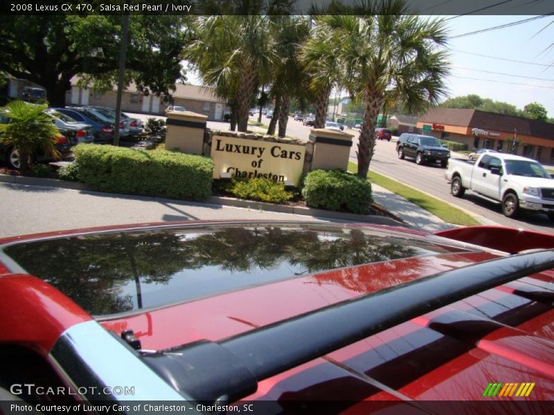 Salsa Red Pearl / Ivory 2008 Lexus GX 470