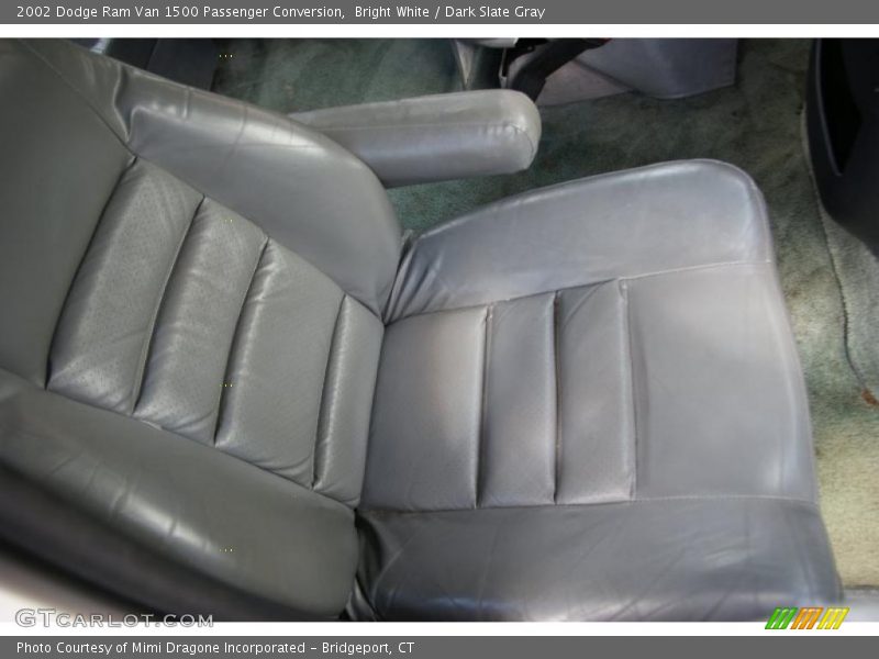 Bright White / Dark Slate Gray 2002 Dodge Ram Van 1500 Passenger Conversion