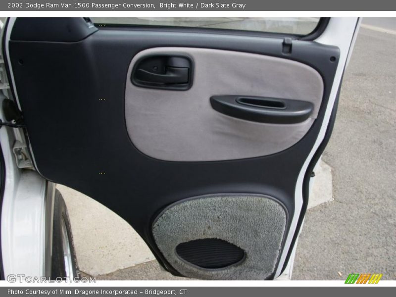 Bright White / Dark Slate Gray 2002 Dodge Ram Van 1500 Passenger Conversion