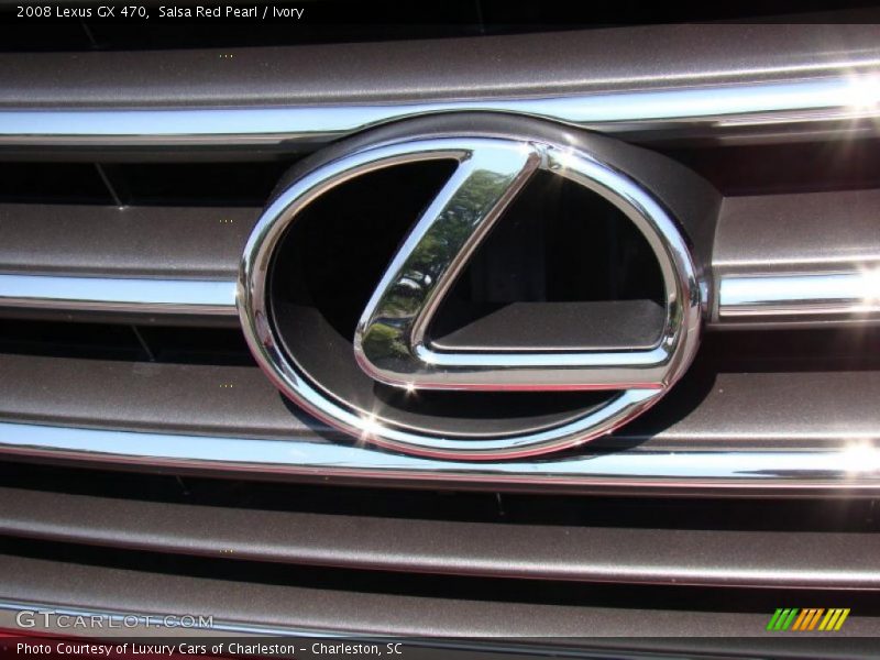 Salsa Red Pearl / Ivory 2008 Lexus GX 470