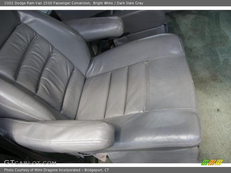 Bright White / Dark Slate Gray 2002 Dodge Ram Van 1500 Passenger Conversion
