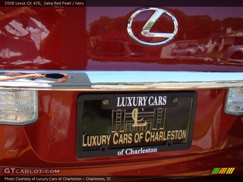 Salsa Red Pearl / Ivory 2008 Lexus GX 470