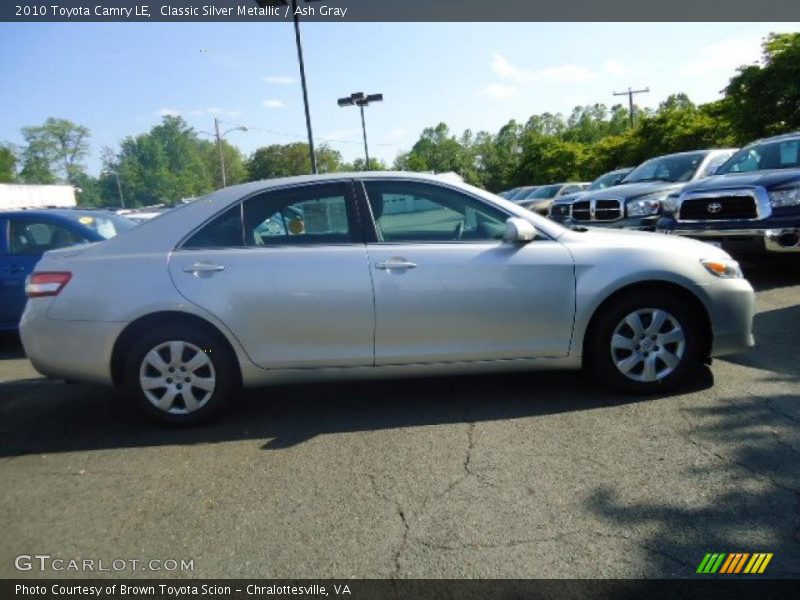 Classic Silver Metallic / Ash Gray 2010 Toyota Camry LE