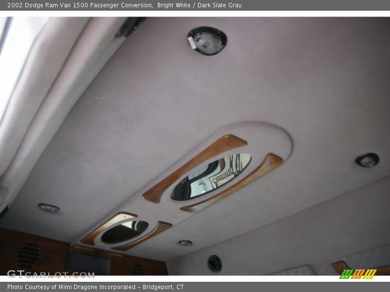 Bright White / Dark Slate Gray 2002 Dodge Ram Van 1500 Passenger Conversion