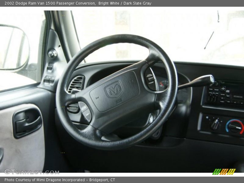 Bright White / Dark Slate Gray 2002 Dodge Ram Van 1500 Passenger Conversion