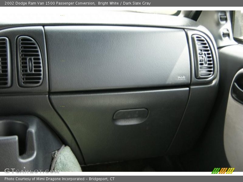 Bright White / Dark Slate Gray 2002 Dodge Ram Van 1500 Passenger Conversion