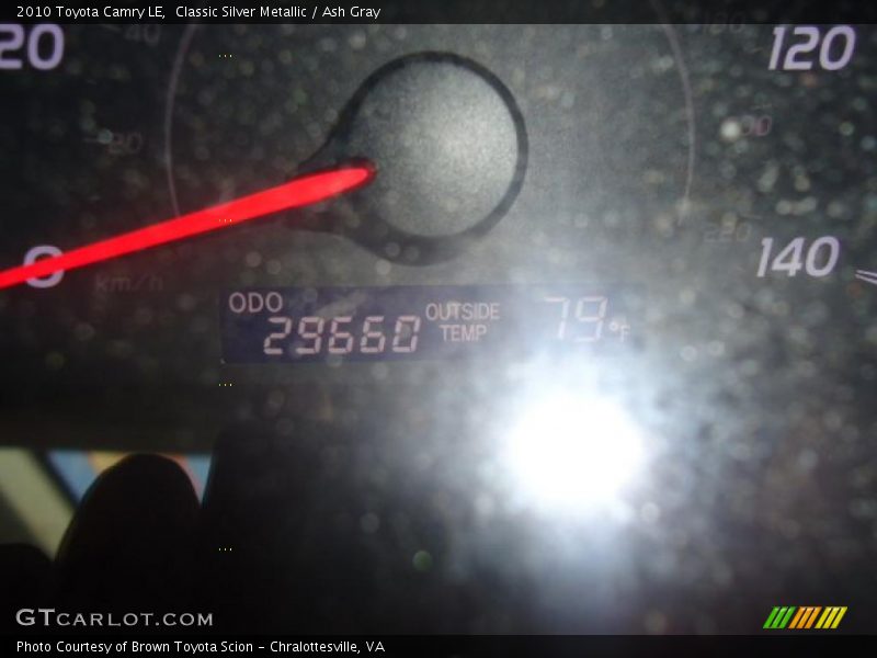 Classic Silver Metallic / Ash Gray 2010 Toyota Camry LE