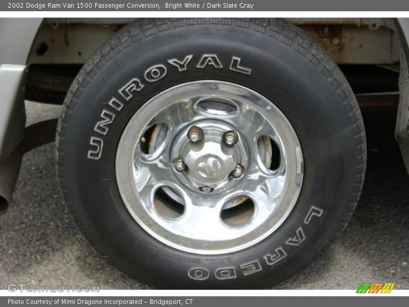 Bright White / Dark Slate Gray 2002 Dodge Ram Van 1500 Passenger Conversion