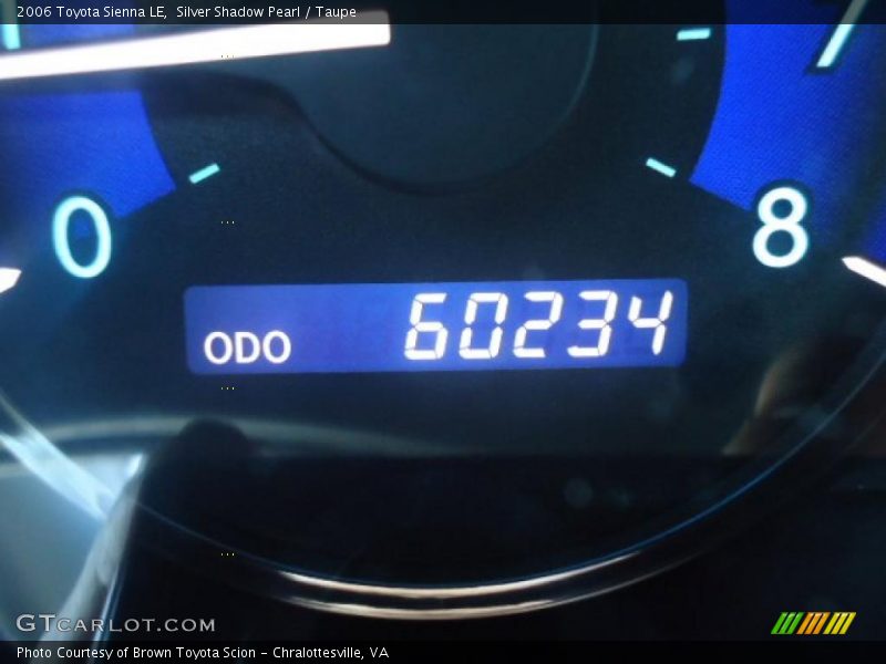 Silver Shadow Pearl / Taupe 2006 Toyota Sienna LE