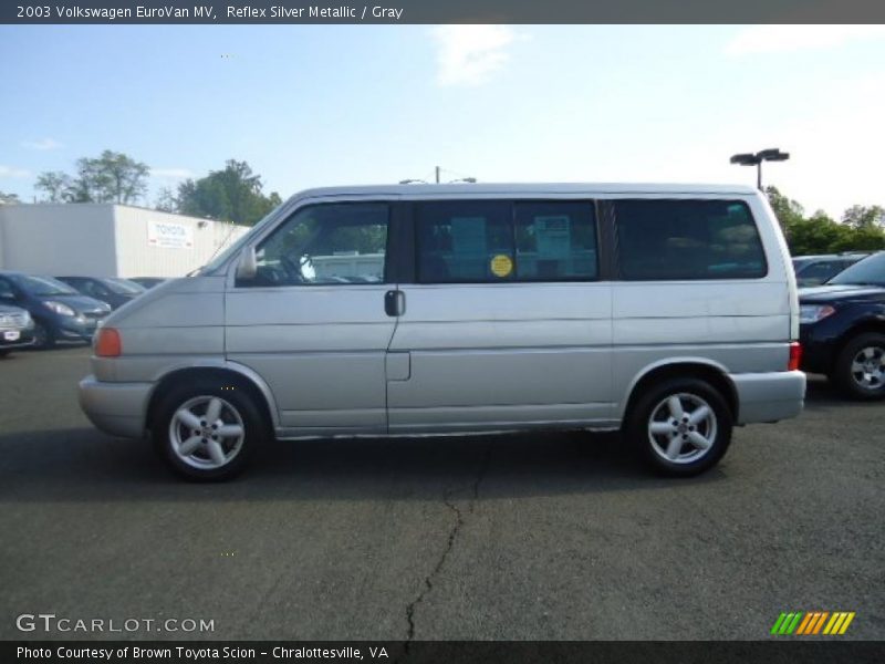 Reflex Silver Metallic / Gray 2003 Volkswagen EuroVan MV