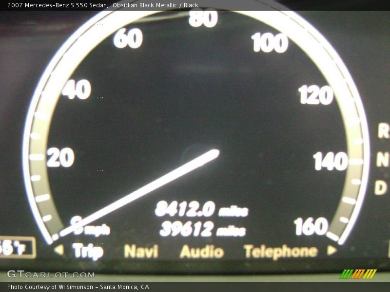 Obsidian Black Metallic / Black 2007 Mercedes-Benz S 550 Sedan