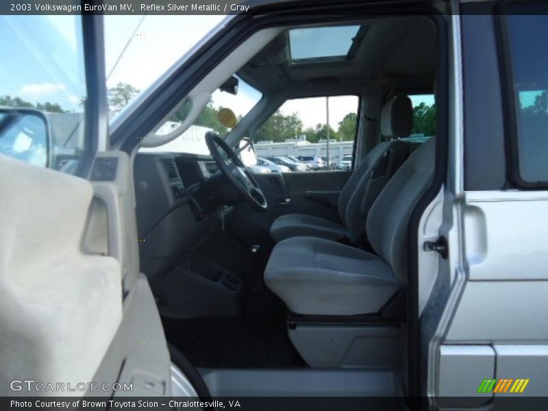 Reflex Silver Metallic / Gray 2003 Volkswagen EuroVan MV