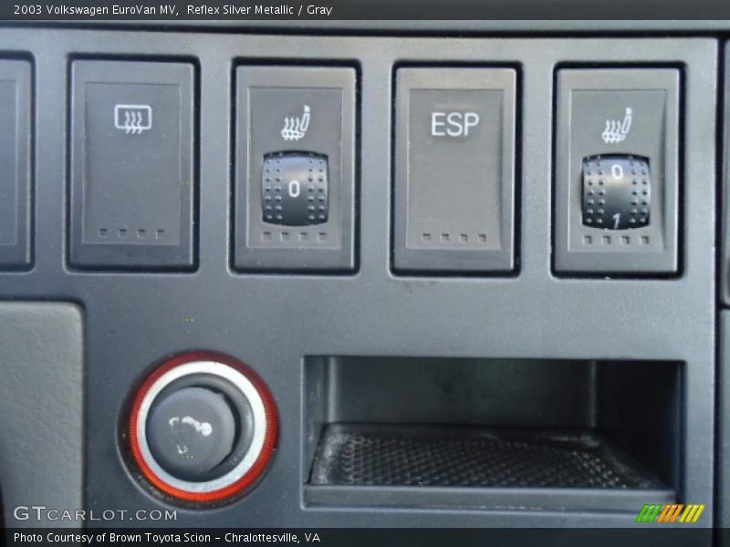 Controls of 2003 EuroVan MV