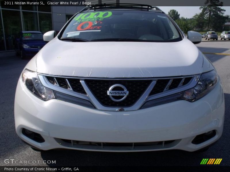 Glacier White Pearl / Beige 2011 Nissan Murano SL