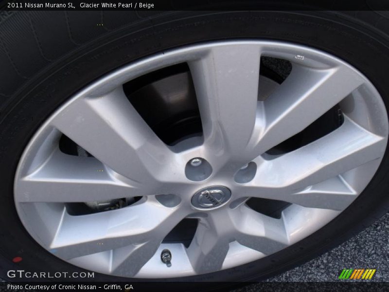 Glacier White Pearl / Beige 2011 Nissan Murano SL