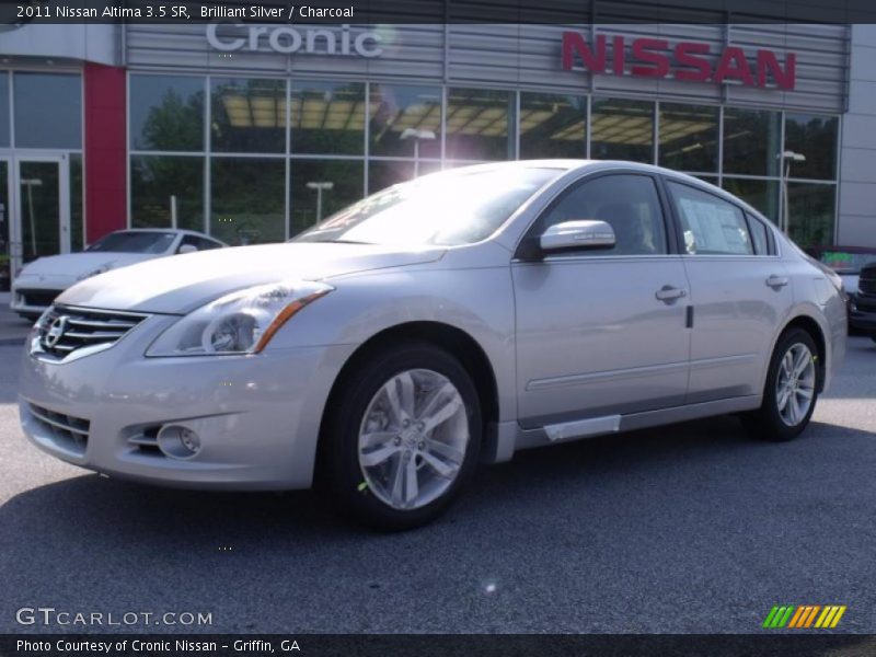 Brilliant Silver / Charcoal 2011 Nissan Altima 3.5 SR