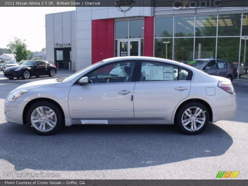 Brilliant Silver / Charcoal 2011 Nissan Altima 3.5 SR