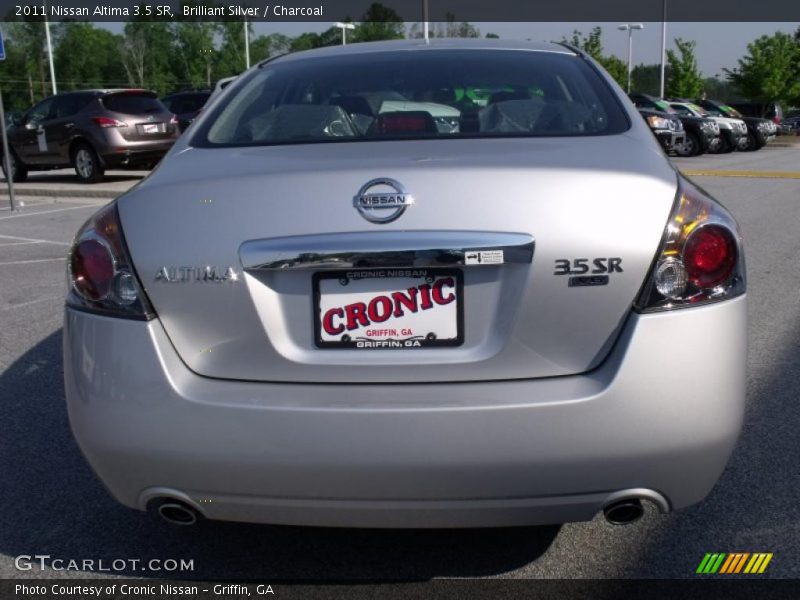 Brilliant Silver / Charcoal 2011 Nissan Altima 3.5 SR
