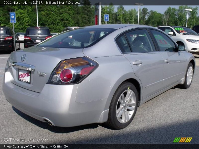 Brilliant Silver / Charcoal 2011 Nissan Altima 3.5 SR