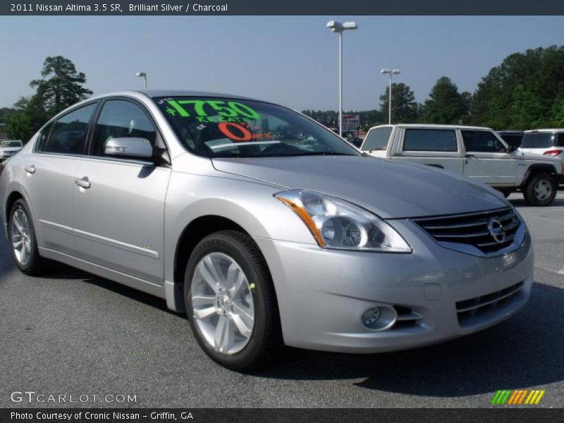 Brilliant Silver / Charcoal 2011 Nissan Altima 3.5 SR
