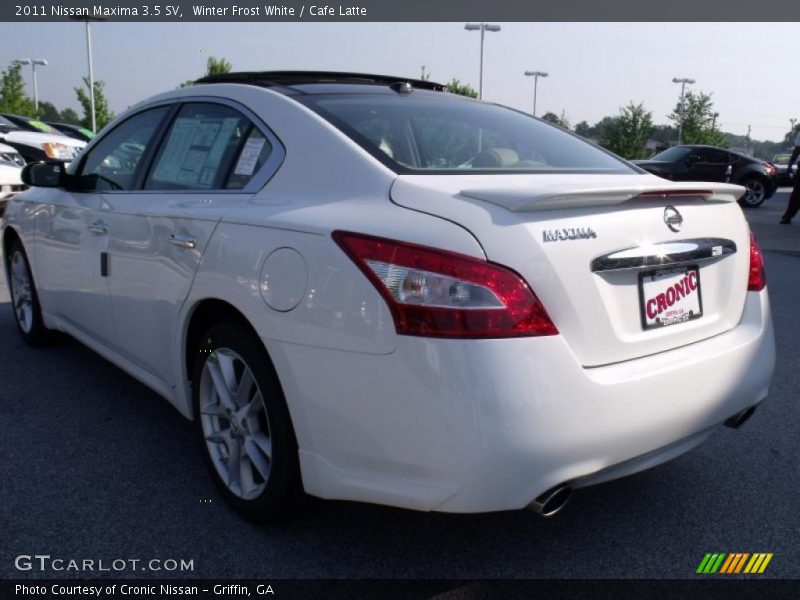 Winter Frost White / Cafe Latte 2011 Nissan Maxima 3.5 SV