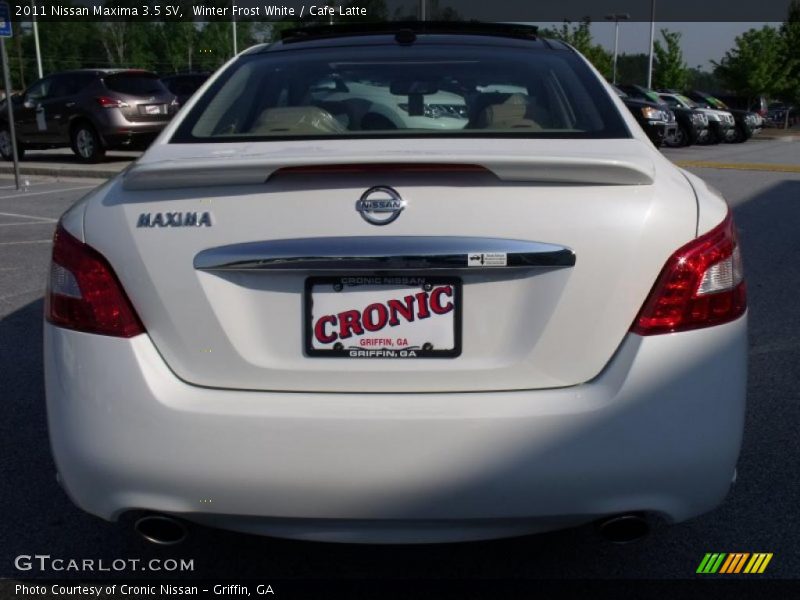Winter Frost White / Cafe Latte 2011 Nissan Maxima 3.5 SV