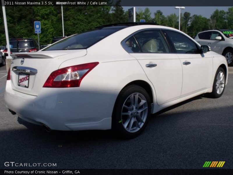 Winter Frost White / Cafe Latte 2011 Nissan Maxima 3.5 SV