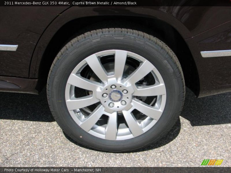 Cuprite Brown Metallic / Almond/Black 2011 Mercedes-Benz GLK 350 4Matic
