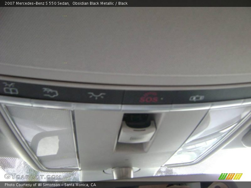 Obsidian Black Metallic / Black 2007 Mercedes-Benz S 550 Sedan