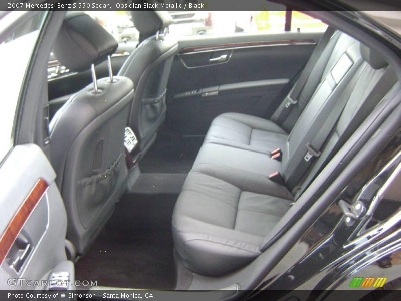 Obsidian Black Metallic / Black 2007 Mercedes-Benz S 550 Sedan