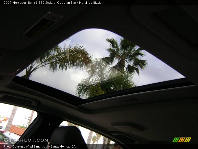 Obsidian Black Metallic / Black 2007 Mercedes-Benz S 550 Sedan