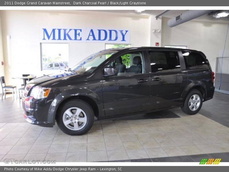 Dark Charcoal Pearl / Black/Light Graystone 2011 Dodge Grand Caravan Mainstreet