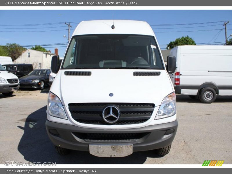 Arctic White / Black 2011 Mercedes-Benz Sprinter 3500 High Roof Cargo Van