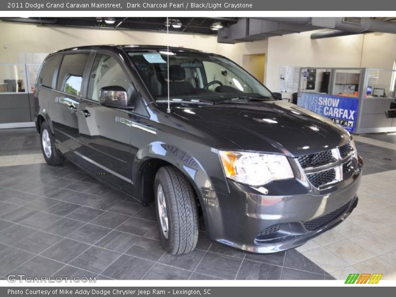 Dark Charcoal Pearl / Black/Light Graystone 2011 Dodge Grand Caravan Mainstreet