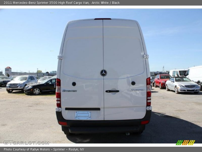 Arctic White / Black 2011 Mercedes-Benz Sprinter 3500 High Roof Cargo Van