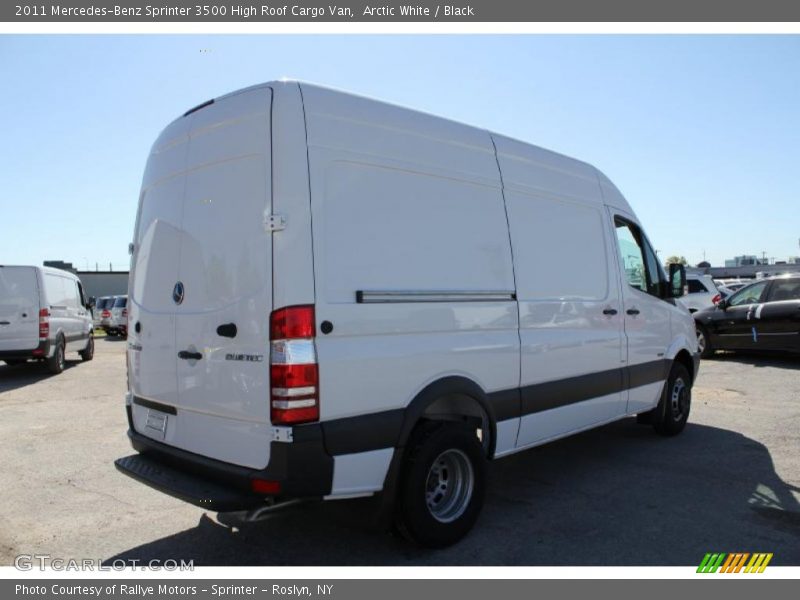 Arctic White / Black 2011 Mercedes-Benz Sprinter 3500 High Roof Cargo Van