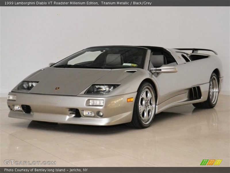 Titanium Metallic / Black/Grey 1999 Lamborghini Diablo VT Roadster Millenium Edition