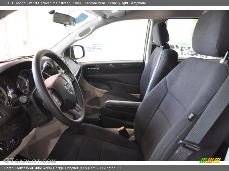 Dark Charcoal Pearl / Black/Light Graystone 2011 Dodge Grand Caravan Mainstreet