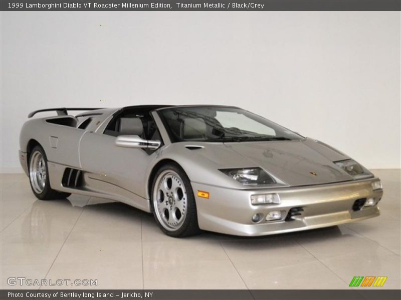 Titanium Metallic / Black/Grey 1999 Lamborghini Diablo VT Roadster Millenium Edition