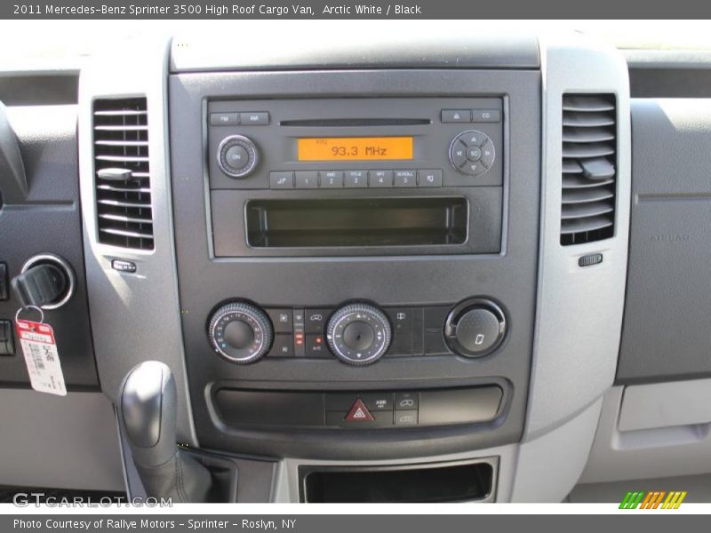 Controls of 2011 Sprinter 3500 High Roof Cargo Van