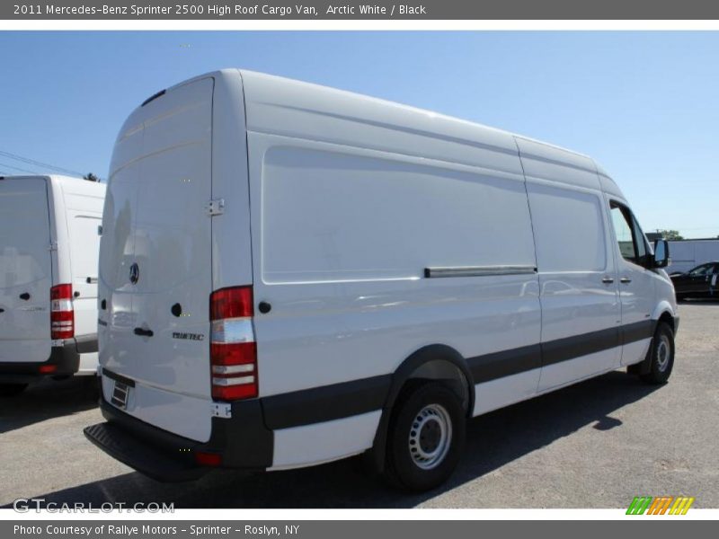 Arctic White / Black 2011 Mercedes-Benz Sprinter 2500 High Roof Cargo Van