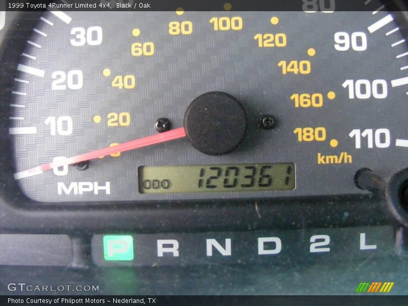 Black / Oak 1999 Toyota 4Runner Limited 4x4