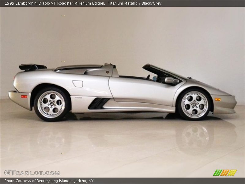 Titanium Metallic / Black/Grey 1999 Lamborghini Diablo VT Roadster Millenium Edition