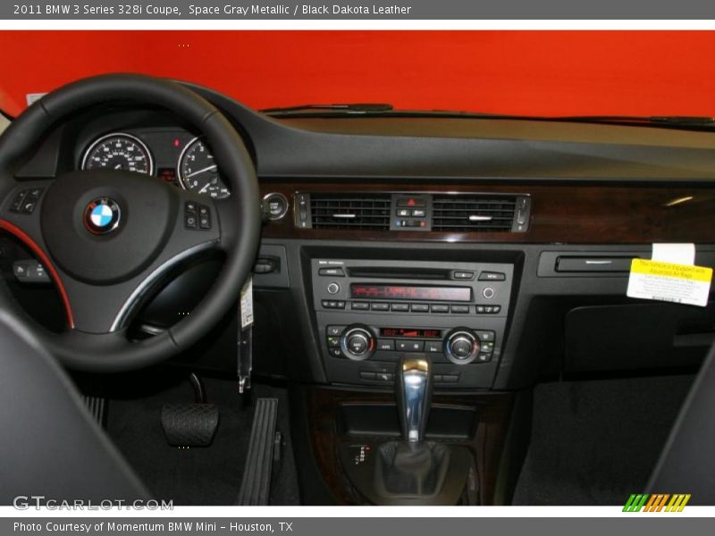 Space Gray Metallic / Black Dakota Leather 2011 BMW 3 Series 328i Coupe