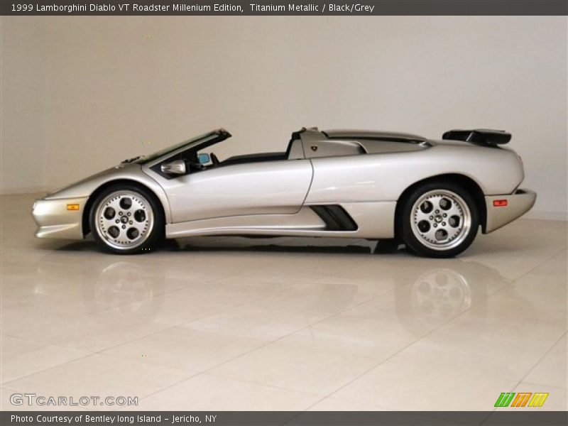 Titanium Metallic / Black/Grey 1999 Lamborghini Diablo VT Roadster Millenium Edition