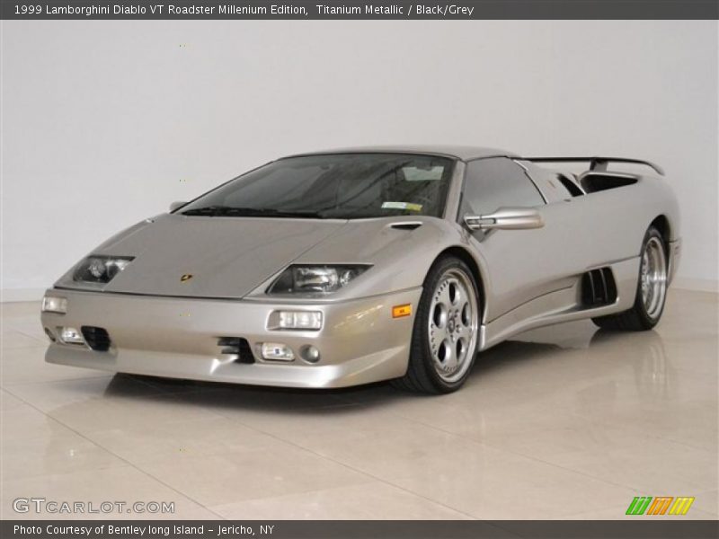 Titanium Metallic / Black/Grey 1999 Lamborghini Diablo VT Roadster Millenium Edition