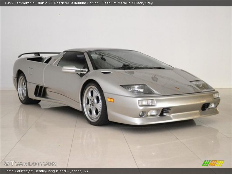 Titanium Metallic / Black/Grey 1999 Lamborghini Diablo VT Roadster Millenium Edition
