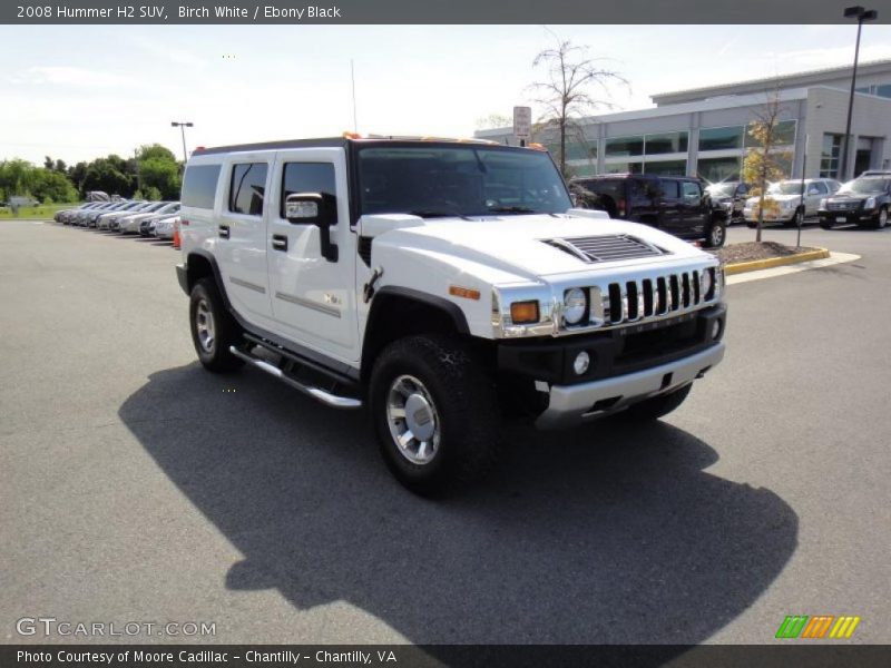 Birch White / Ebony Black 2008 Hummer H2 SUV