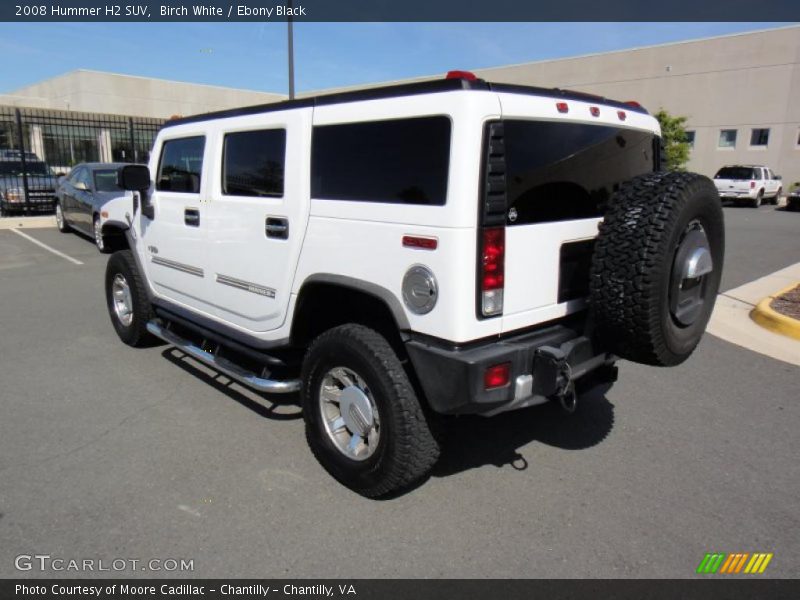 Birch White / Ebony Black 2008 Hummer H2 SUV